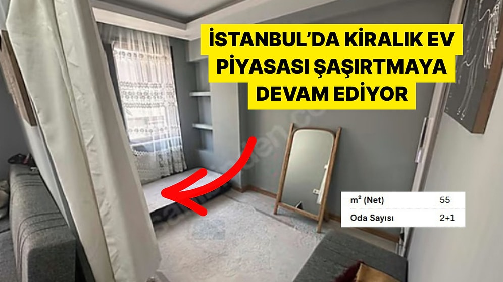 Salona Perde Çekerek Dairesini 2+1'e Dönüştürdüğünü Sanan Ev Sahibi Tepki Çekti