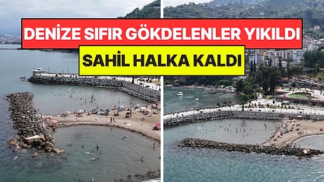 Denize Sıfır Gökdelenler Yıkılınca Sahil Halka Kaldı: "Yıkılması Çok İyi Oldu"