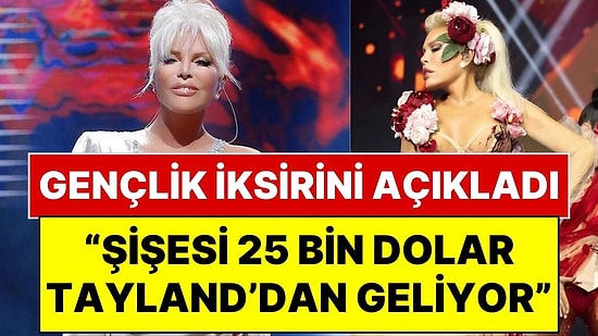 Ajda Pekkan Gençlik Sırrını Açıkladı: "Tayland'dan Şişesi 25 Bin Dolar'a Gençlik İksiri Getirtiyor" İddiası