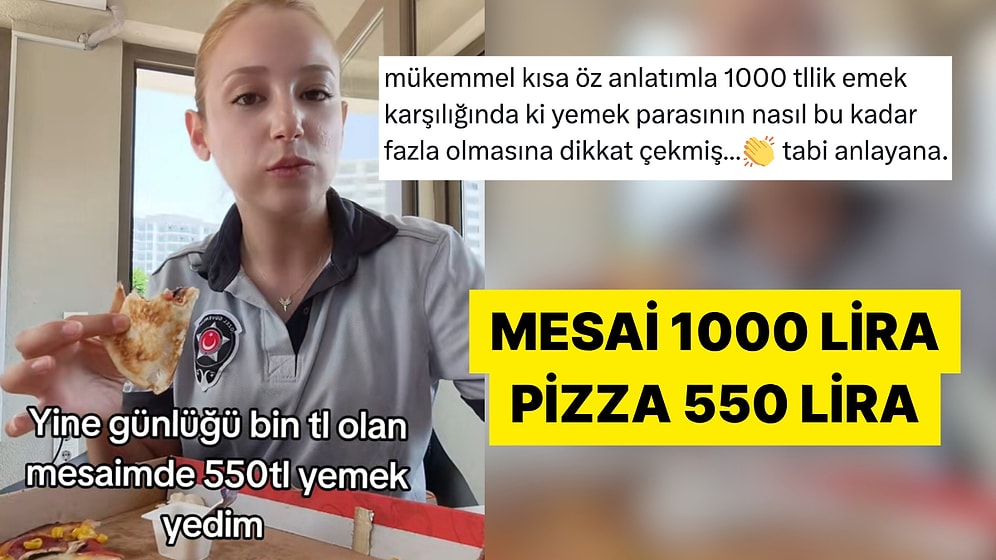 Günlüğü 1000 Lira Yemek 550 Lira... Bir Güvenlik Görevlisinin Paylaşımı Gerçeği Yüzümüze Vurdu
