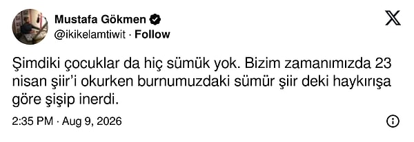 Çok enteresan.