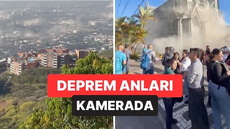 O Anlar Kamerada! Kolombiya'da 7,4 Büyüklüğünde Deprem Oldu: En Az 21 Ölü Var