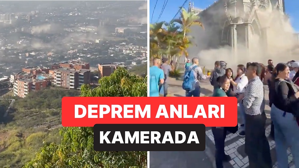 O Anlar Kamerada! Kolombiya'da 7,4 Büyüklüğünde Deprem Oldu: En Az 21 Ölü Var