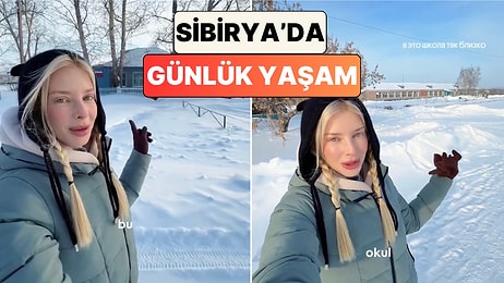 Dondurucu Soğukta Yaşam: Sibirya'da Doğan Bir Kadın Karla Kaplı Köyünü Paylaştı