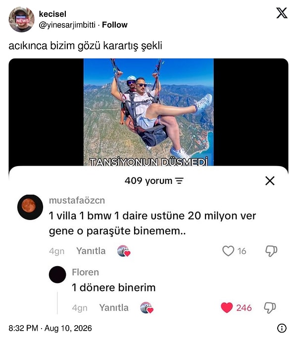 Beklentileri epey düşük.