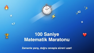 Yürüyen Abaküsler İçin: 100 Saniye Matematik Maratonu