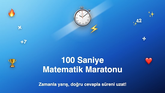 Yürüyen Abaküsler İçin: 100 Saniye Matematik Maratonu