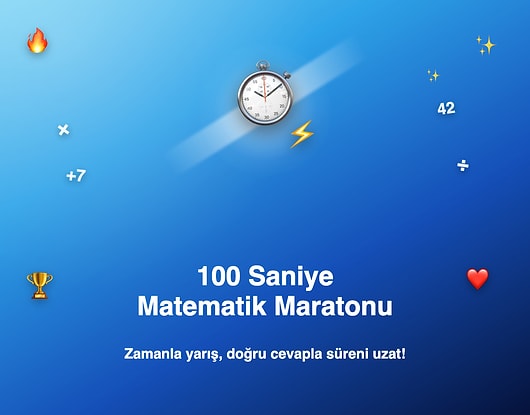 Yürüyen Abaküsler İçin: 100 Saniye Matematik Maratonu