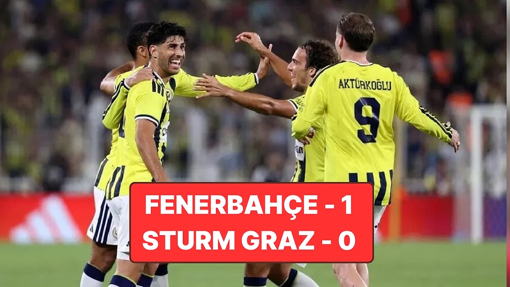 Şampiyonlar Ligi'ne Bir Adım Daha! Fenerbahçe Sturm Graz'ı Eleyerek Play-Off'a Yükseldi