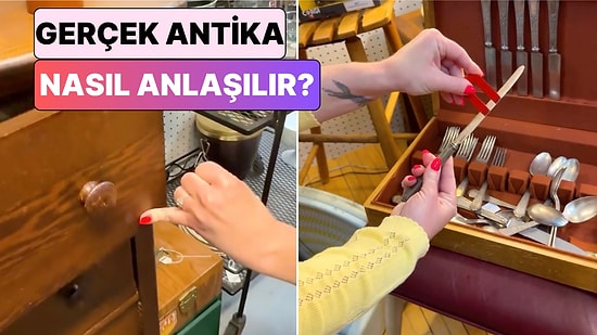 Bir Kadın Ahşap Kalitesi, Kristal Sesi ve Gümüş Testi ile Antika Seçmenin İnceliklerini Anlattı