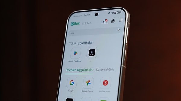 Google uygulamaları, Netflix, bankacılık uygulamaları...