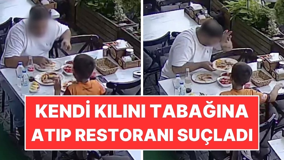 Hesabı Ödememek İçin Yemeğine Kendi Kılını Attı: Kameraya Yakalandı