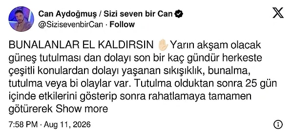Now It's Time for Can Aydoğmuş's Comments👇