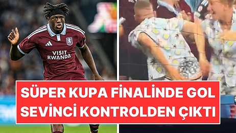 Süper Kupa Maçında Aston Villa Gol Atınca Taraftar Canlı Yayında Poposunu Açtı