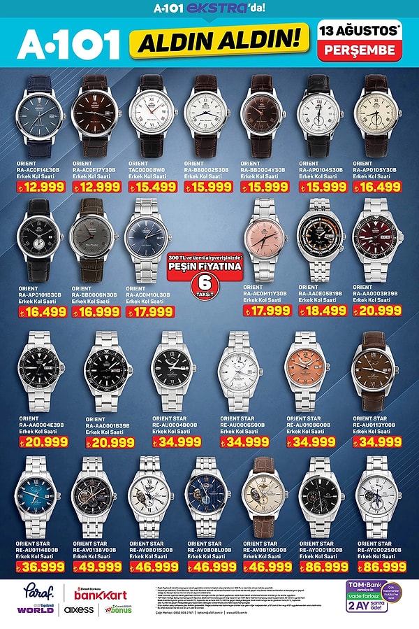 Orient Saat Çeşitleri