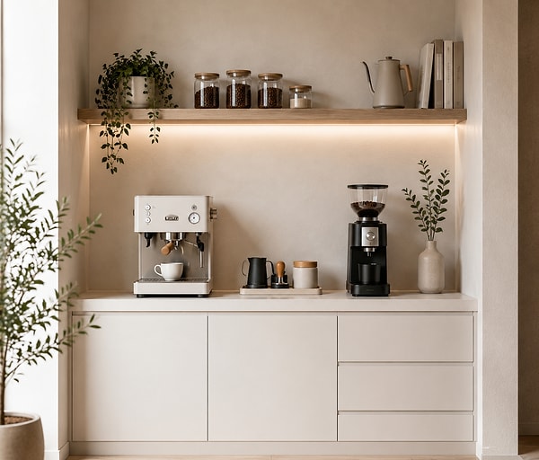 Minimalist Kahve Barı