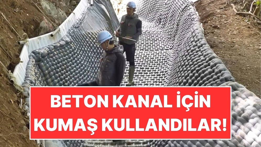 İnşaatlarda Yeni Dönem: Kumaşla Bir Aydan Uzun Sürecek İşi 2 Günde Bitirdiler