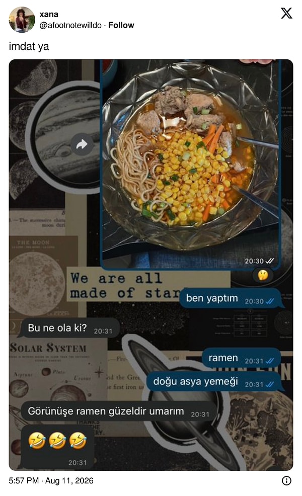 Şaka kötü değil.