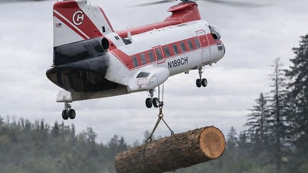 Kıyı Şeridini ve Araziyi Korumak Amacıyla Ağır İş Makineleri Yerine Helikopterler Tercih Edildi