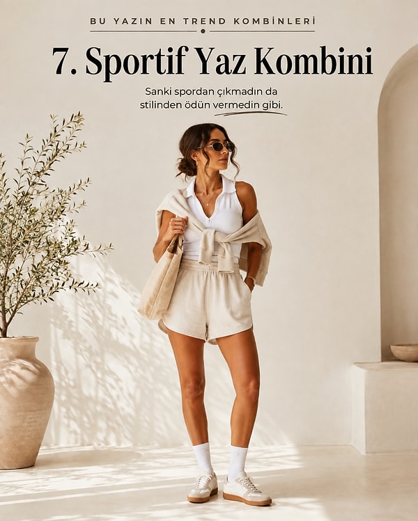 Sportif parçaları sadece spor salonuna göndermiyoruz.