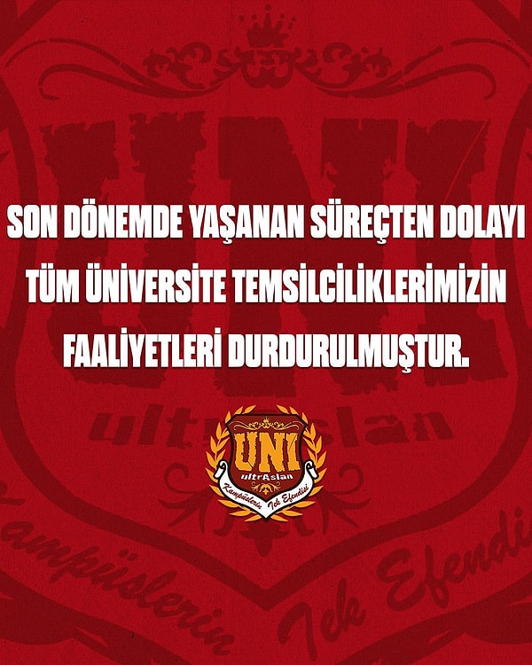 Üniversite, lise ve Avrupa grupları benzer açıklamaları yayımladı.