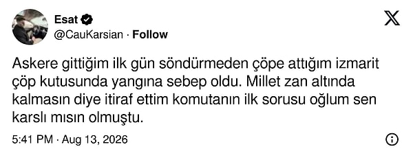 Yanıtlar ise şöyle: