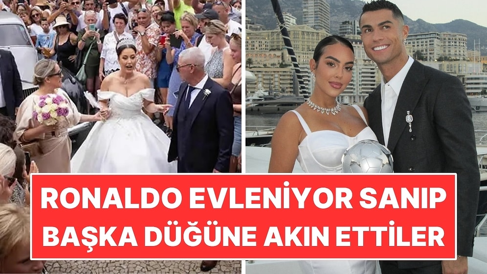 Ronaldo Evleniyor Sanıp Başkasının Düğününe Akın Ettiler