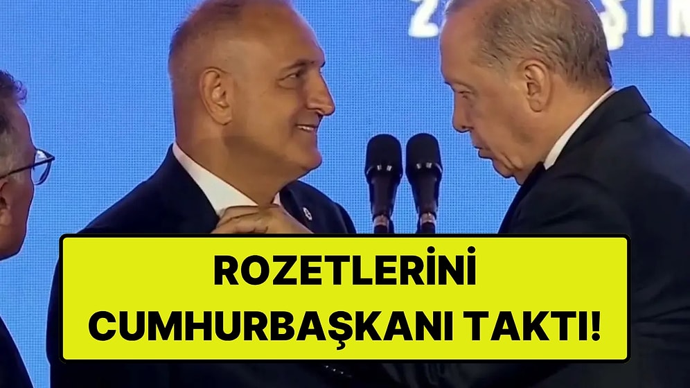 AK Parti'ye Peş Peşe Katılım! Cumhurbaşkanı Erdoğan, Milletvekillerine Rozetlerini Taktı
