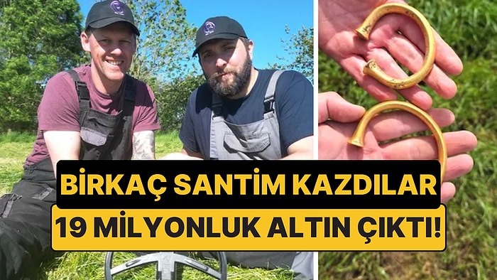 Metal Dedektörüyle 3 Bin Yıllık Hazine: Birkaç Santim Kazınca 19 Milyonluk Altın Çıktı