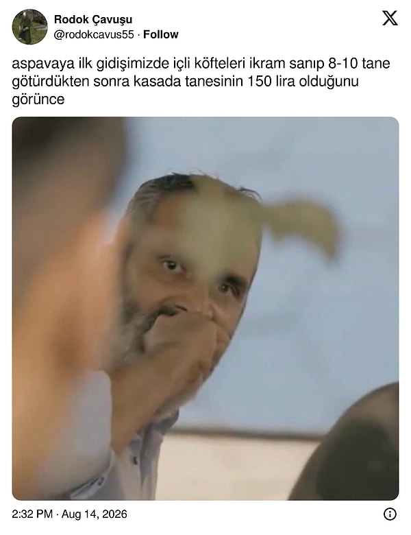 Doğru Aspava'ya gitmemişsindir.