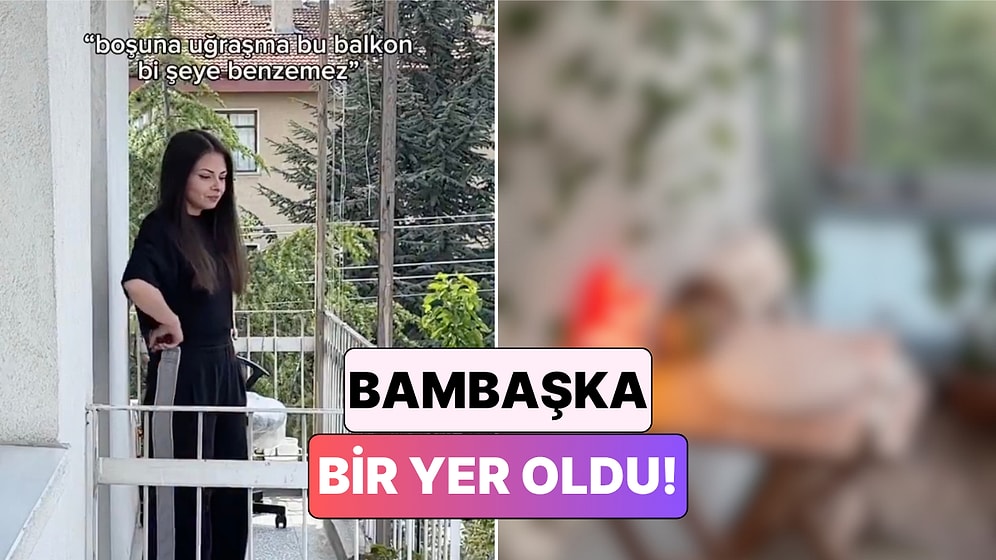 Bir Kadın "Boşuna Uğraşma" Dedikleri Balkonu Emek Emek İşleyerek Tatlı Bir Yaşam Alanına Dönüştürdü
