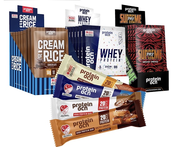 Protein Ocean en sevilen ürünleri bir araya getiren zengin deneme paketiyle sporseverlerin sepetinde!