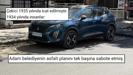 Ankara'da Sahibine Ulaşılamayan Aracın Park Ettiği Alana Asfalt Dökülemedi