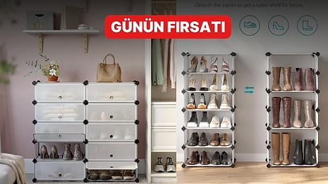 Günün Fırsatı: Çok Satanlarda Yer alan SONGMICS 10'lu Ayakkabı Rafı İndirimde!
