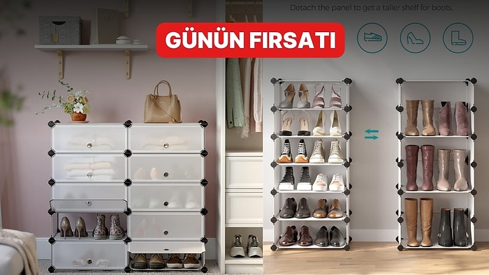 Günün Fırsatı: Çok Satanlarda Yer alan SONGMICS 10'lu Ayakkabı Rafı İndirimde!