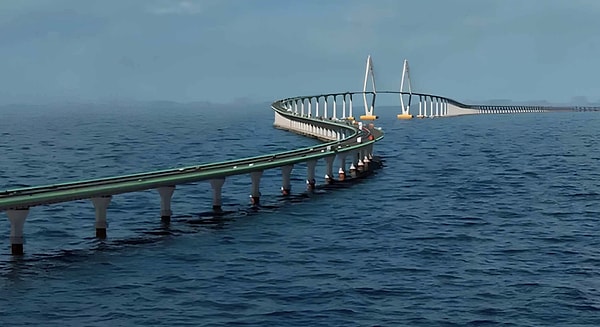 New 12.4 km Sea Bridge Cuts Travel Time to 15 Minutes
