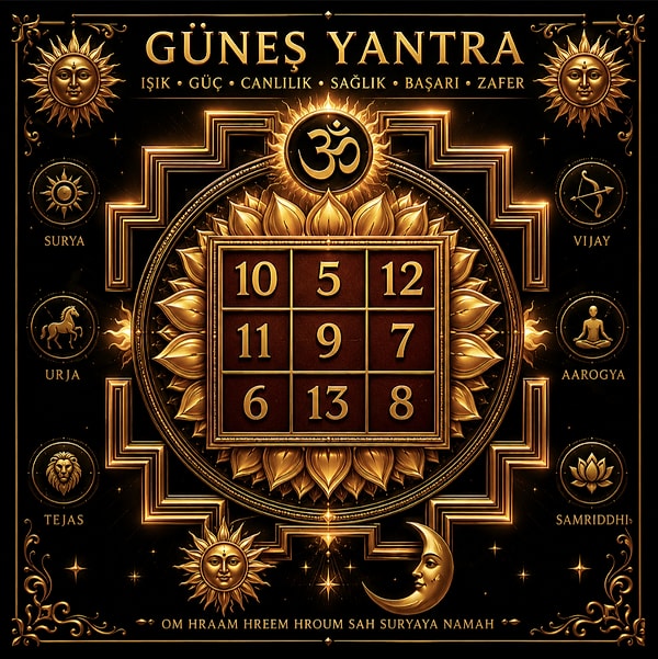 Sanskritçede Surya olarak anılan Güneş, Vedik gelenekte ışığın, canlılığın, otoritenin, iradenin, itibarın ve yaşamı görünür kılan merkezî gücün sembolüdür.