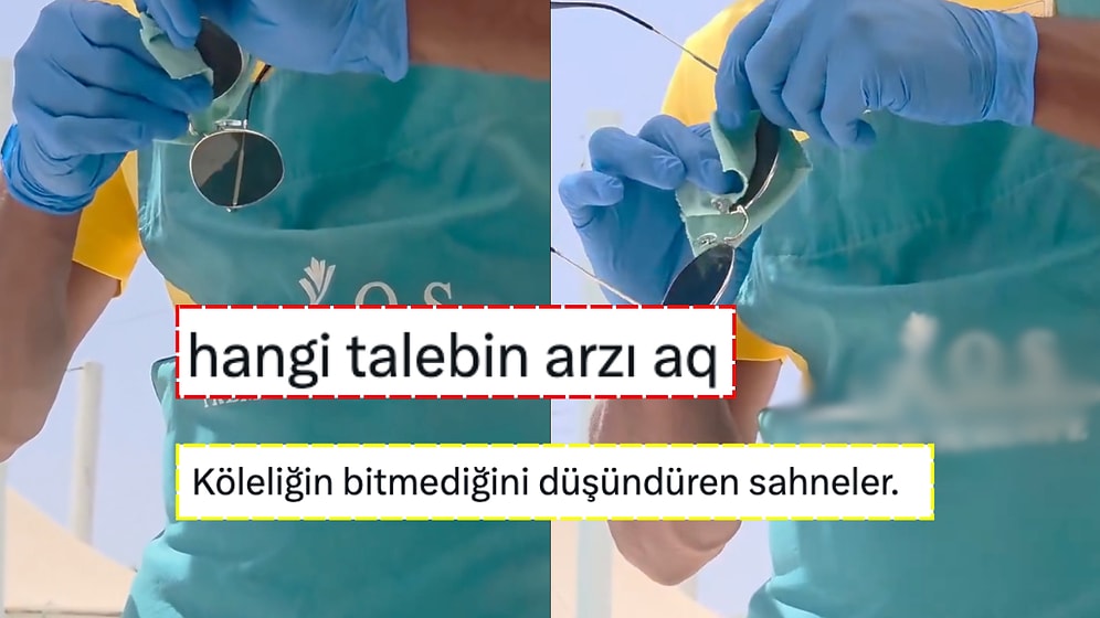 Havuz Başında 'Gözlük Temizleme' Hizmeti Sosyal Medyada Gündem Oldu