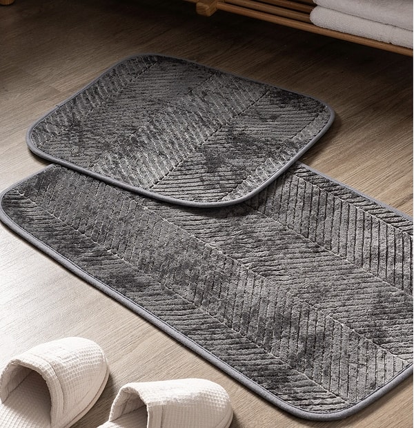 Madame Coco Eze kaymaz tabanlı 2'li banyo paspası Premium ile 399,99 TL yerine net 223,99 TL!