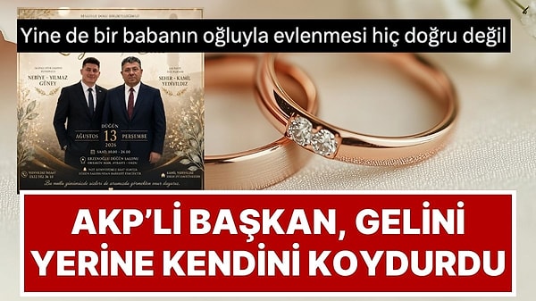 AKP'li Başkanın Oğluna Yaptırdığı Davetiye Gündem Oldu