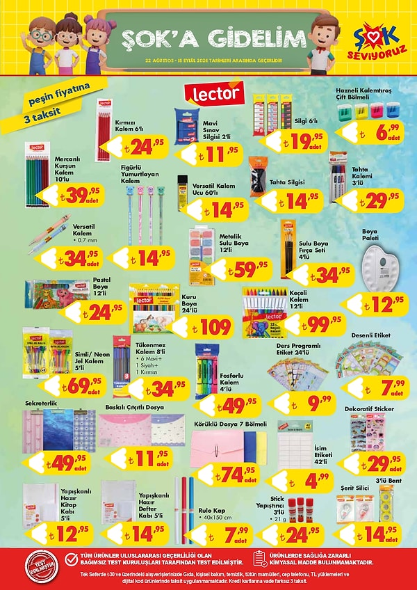 Lector Mercanlı Kurşun Kalem 10'lu 39,95 TL
