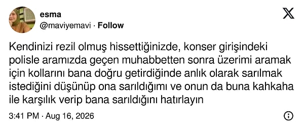 İyi geldi...