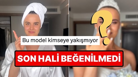 Güzel Geline Yapılan Düğün Saçı Kimse Tarafından Beğenilmedi: Son Hali Hüsrana Uğrattı
