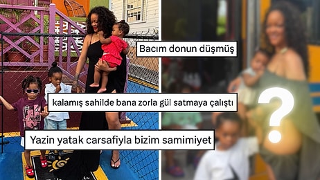 Çocuklarıyla Barbados Tatiline Çıkan Rihanna'nın Son Hali ve Tercih Ettiği Kombin Goygoycuların Diline Düştü