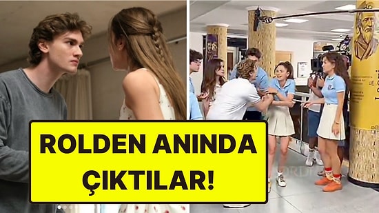Daha 17'nin Teoman ve Leyla'sının Kamera Arkası Ortaya Çıktı! Saniyeler İçinde Rolden Çıktılar