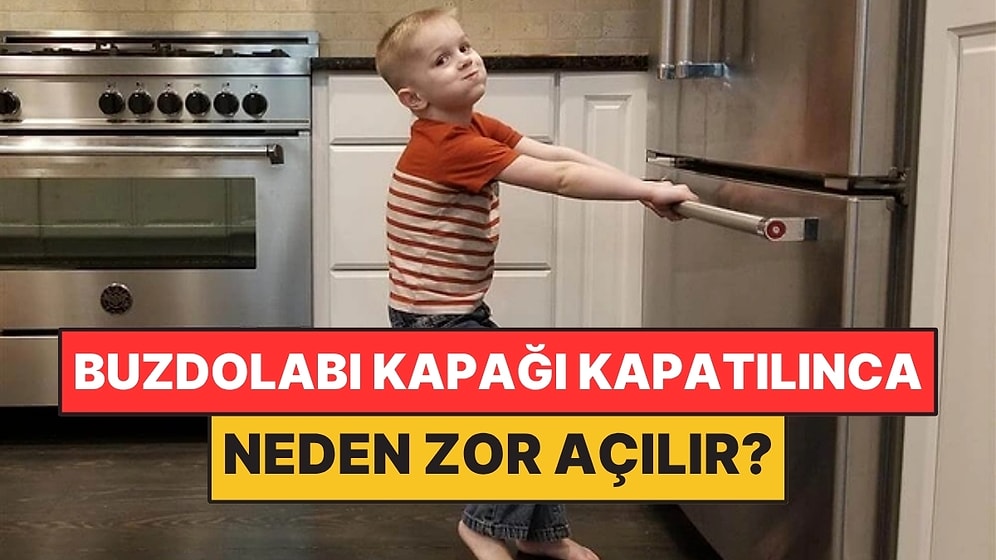 Buzdolabı Kapağı Kapatıldıktan Sonra Neden Zor Açılır?