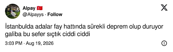 Depremi hissedenler soluğu X'te aldı: