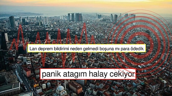 İstanbul'da 3.2 Büyüklüğündeki Depremi Hissedenler Twitter'a Koştu