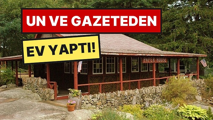 Un ve Gazeteyle Ev İnşa Etti: 100 Yıldır Yıkılmıyor