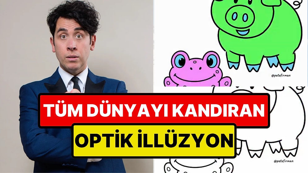 Gözlerinize İnanmayın: Viral Olan İllüzyonda Var Olmayan Renkleri Göreceksiniz!